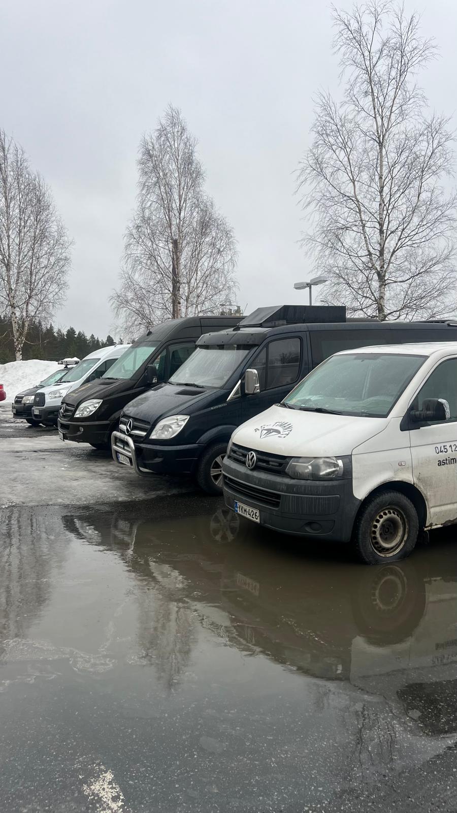 van service, pakettiautohuolto